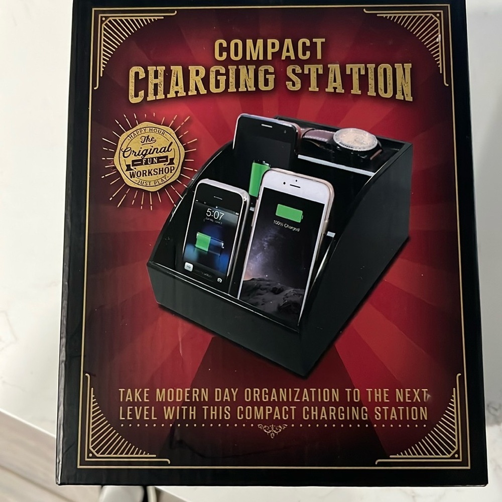 Compact Phone Charging Station NEW